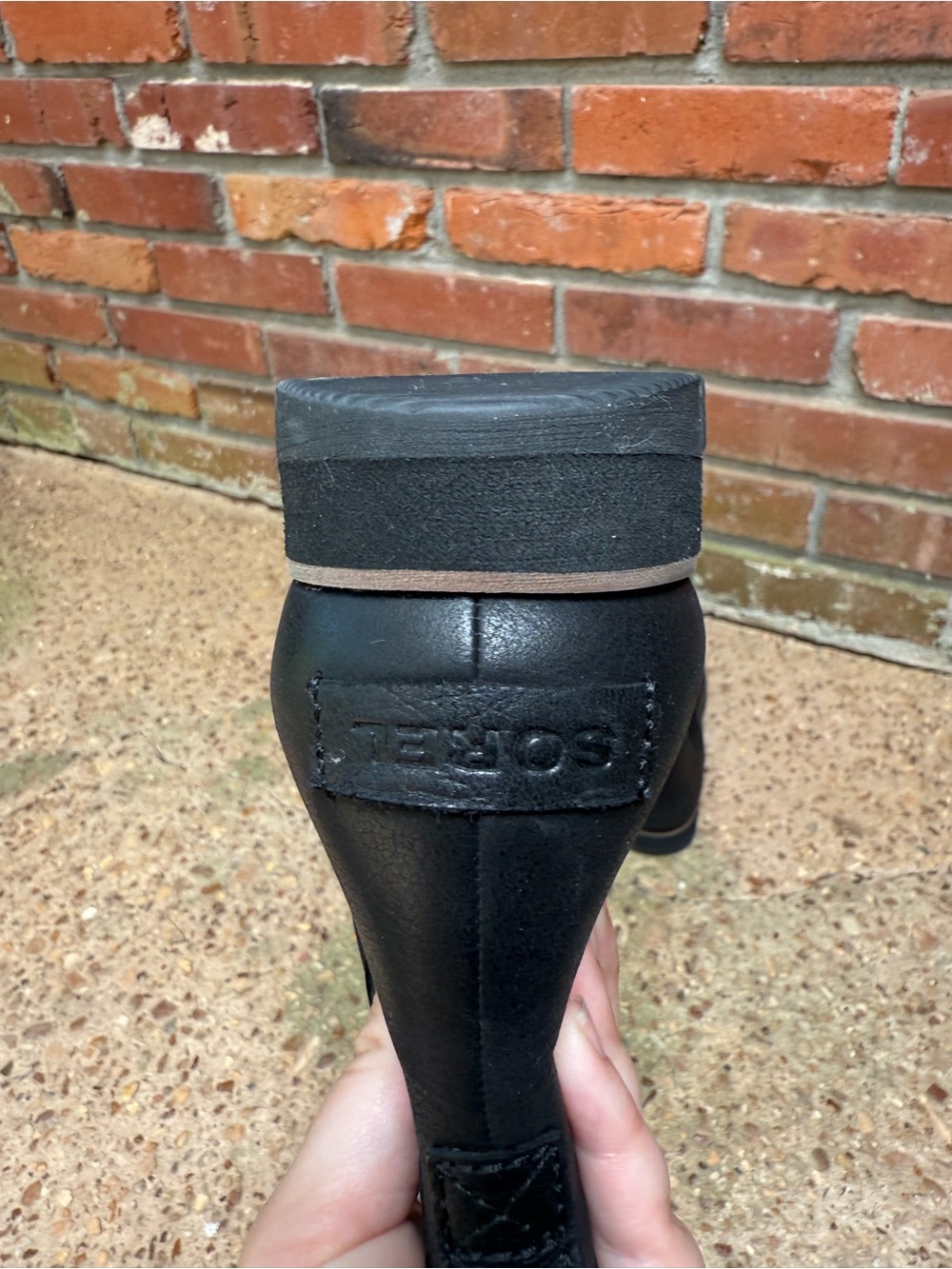 Women’s Sorel Black Interior Labeled Shoe - Picture 5 of 7